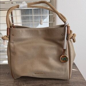 Brand new Isla Satchel, Michael Kors Shoulder Bag with Rope Handles